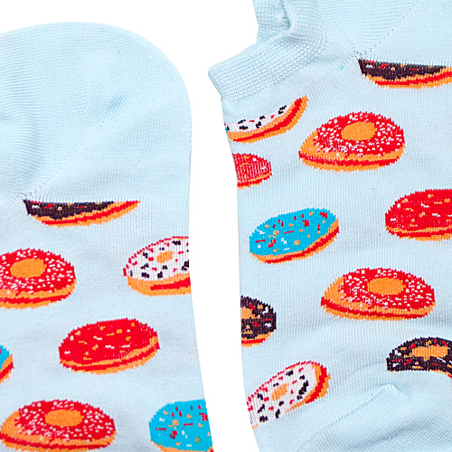 Носки "Пончики" (голубые)