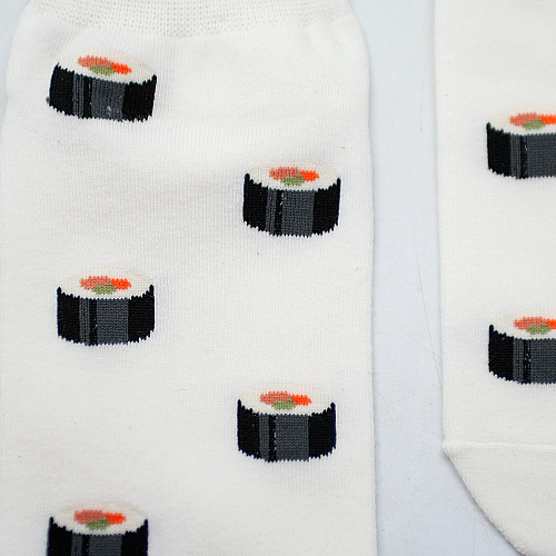 Носки "Суши" (белые)