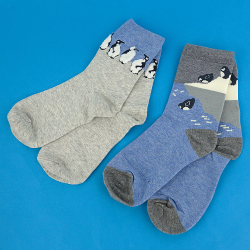 Носки "Пингвины и океан" (2 пары)