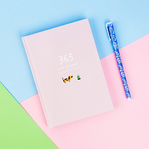 Ежедневник "365" Собака и кактусы