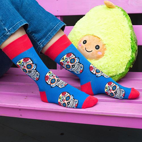 Носки "Черепа", разм.40-45