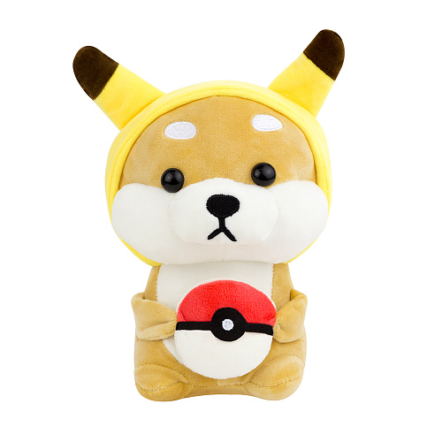 Игрушка-подушка "Корги в кигуруми" желтый 24см