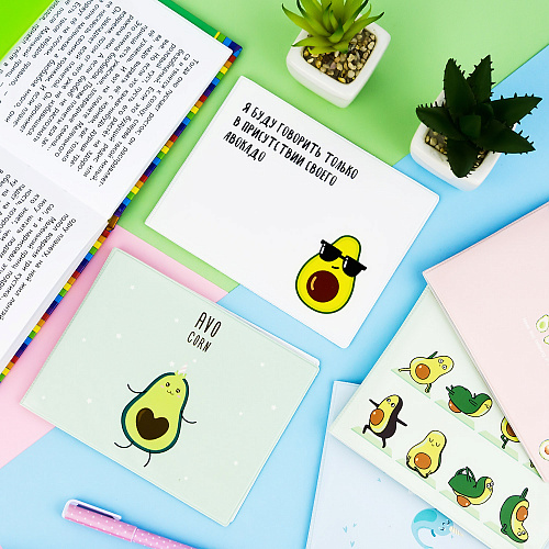 Обложка на зачетную книжку "Avocorn"