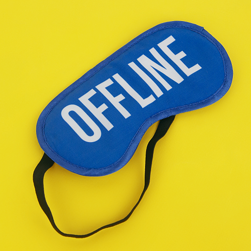 Маска для сна "Offline"