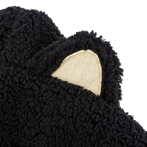 Шарф-капюшон "Котик" (черный)