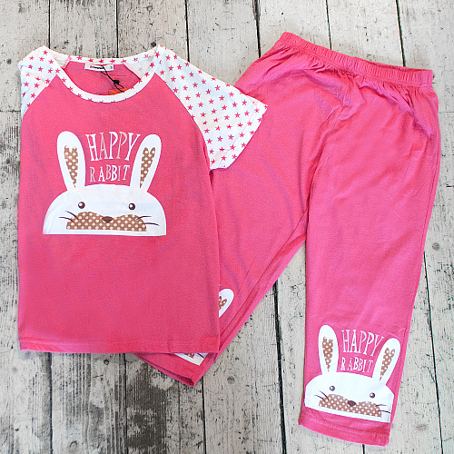 Пижама "Happy rabbit" (розовая)