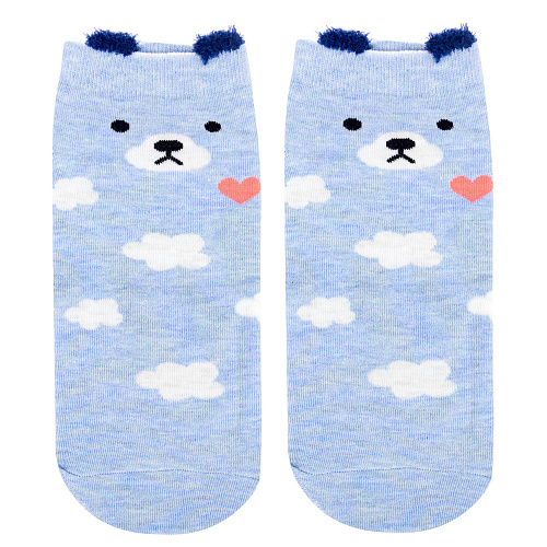 Носки "Зверушки" (голубые)