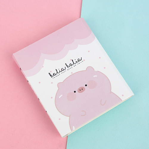 Набор стикеров "Cutie pig" (белый)