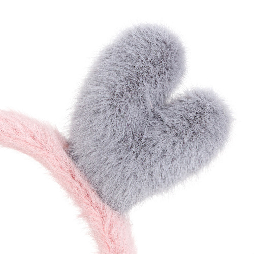 Ободок-повязка "Олененок" (розовый)