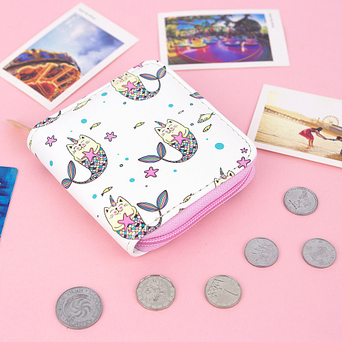 Кошелек на молнии "Kawaii mermaids"