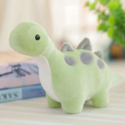 Игрушка-подушка "Динозаврик Рик" 30 см. зеленый