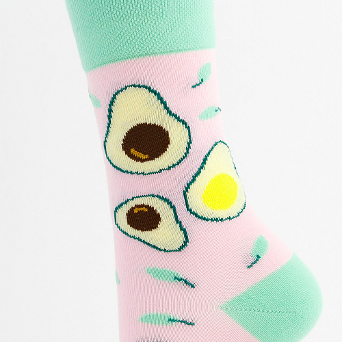 Носки "Kawaii avocado", разм.35-39