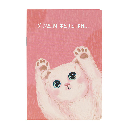 Блокнот в точку А6 "У меня же лапки"