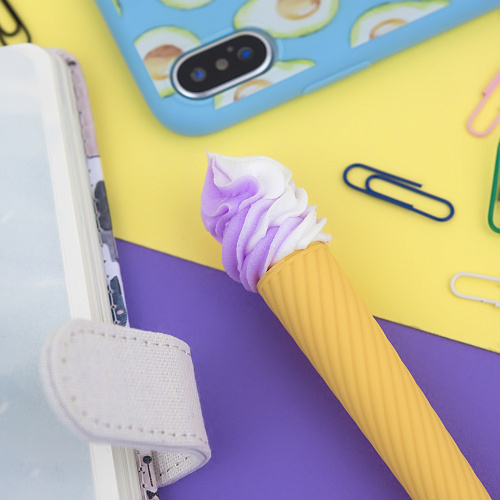 Ручка "Мороженое" (фиолетовая)