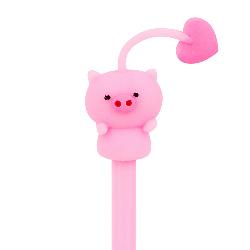 Ручка "Звери и еда" свин