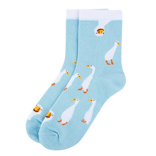 Носки детские "Гуси", разм.20-22 (7-9 лет)