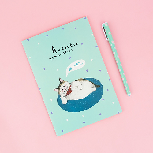 Тетрадь "Cat sports" (йога)