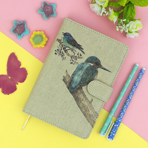 Ежедневник на кнопке "Bird"
