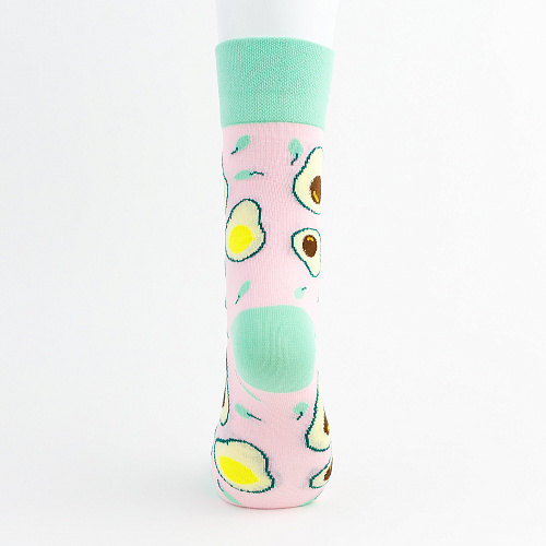 Носки "Kawaii avocado", разм.35-39