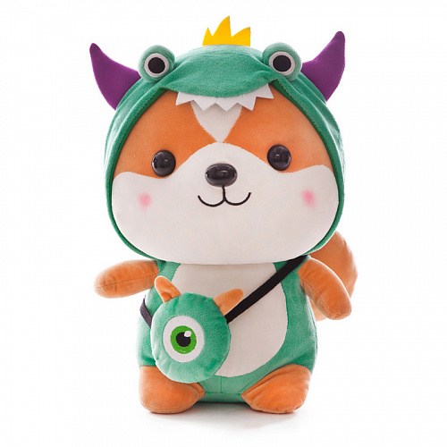 Игрушка-подушка "Корги в кигуруми" (дракон), 25 см