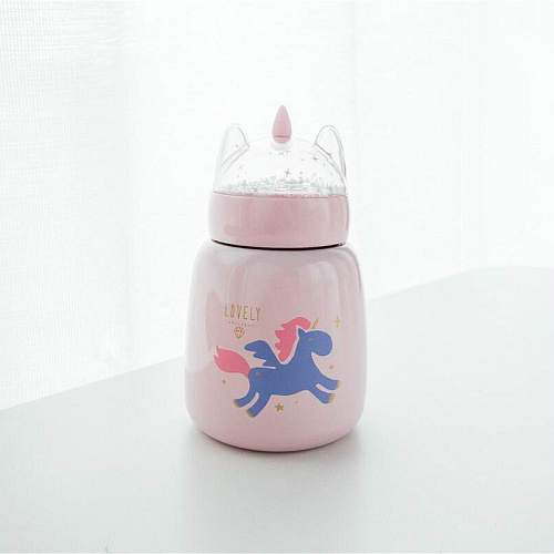 Термос "Unicorn" (розовый)
