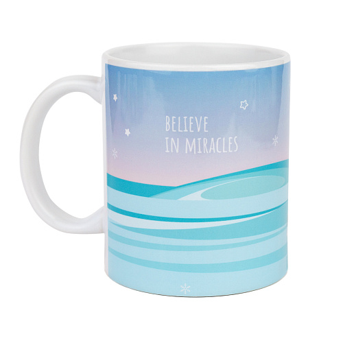 Кружка "Believe in miracles"