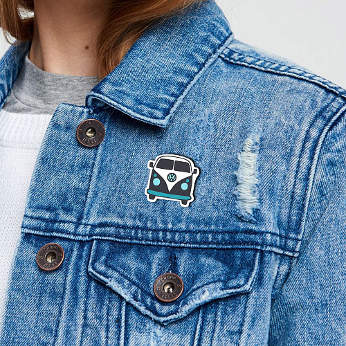 Значок "Hippie Bus"