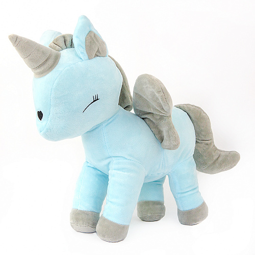 Игрушка-подушка "Пегас" (голубой)