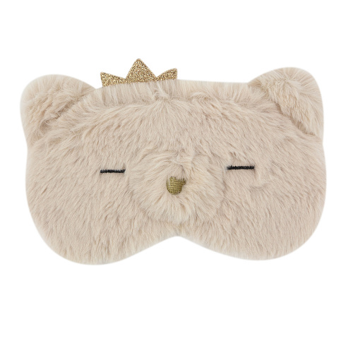 Маска для сна "Мишка с короной"