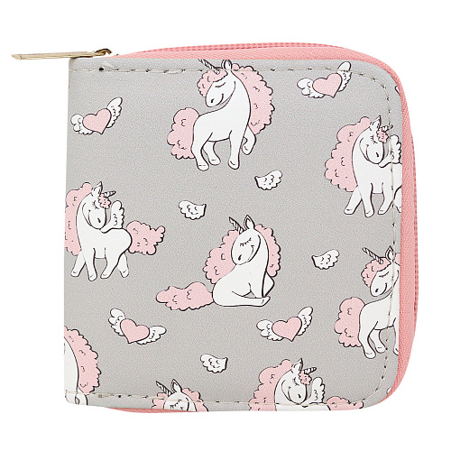 Кошелек на молнии "Cute unicorns"