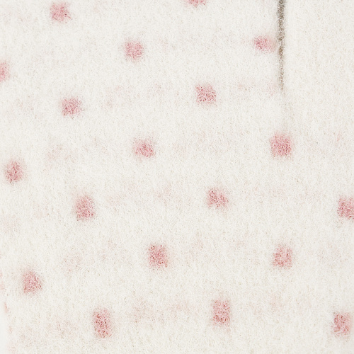 Перчатки сенсорные "Горошки", молочные