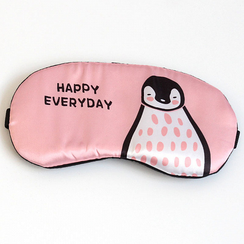 Маска для сна атласная "Happy everyday"
