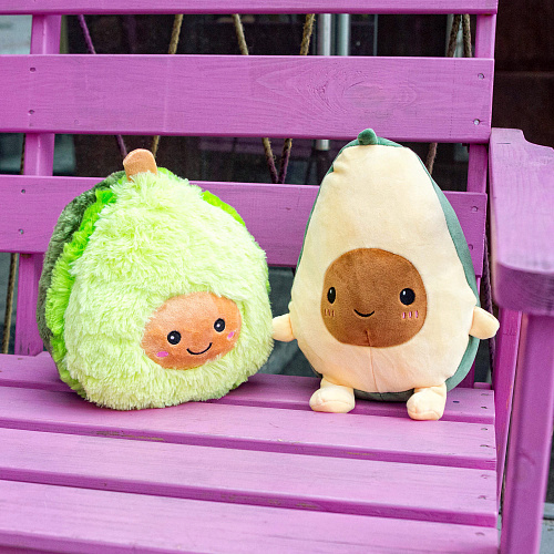 Игрушка-подушка "Авокадо гладкий" 30см