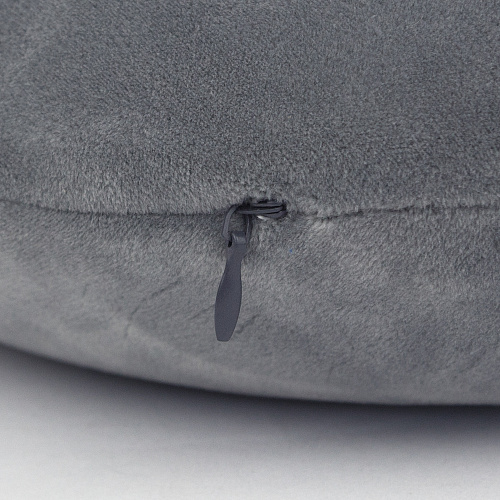 Подушка для путешествий "Однотонная", Memory Foam (серая)