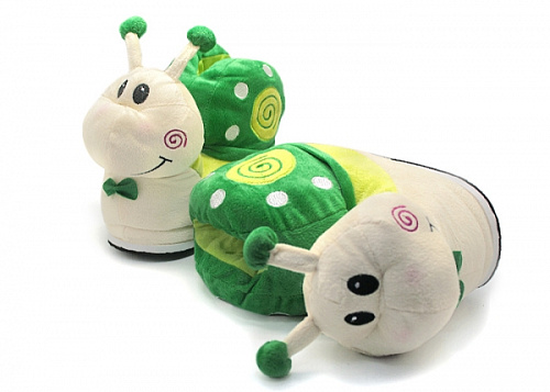 Тапочки "Snails" (зеленые)