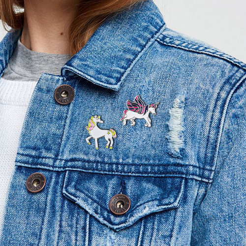 Набор значков "Magic unicorns"