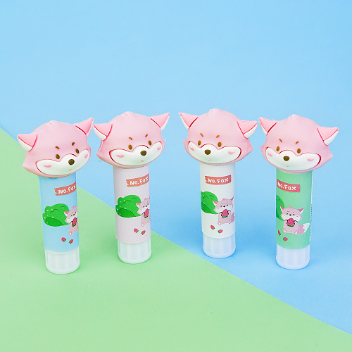 Клей-карандаш "Лис" (розовый)