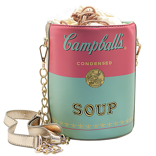 Сумка "Soup" (голубая с розовым)