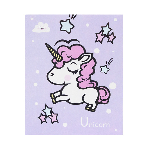 Набор стикеров "Единорожка" (лиловый)