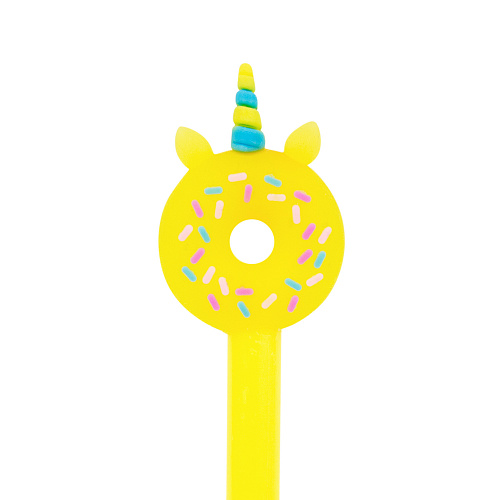 Ручка "Пончик-единорог" желтый