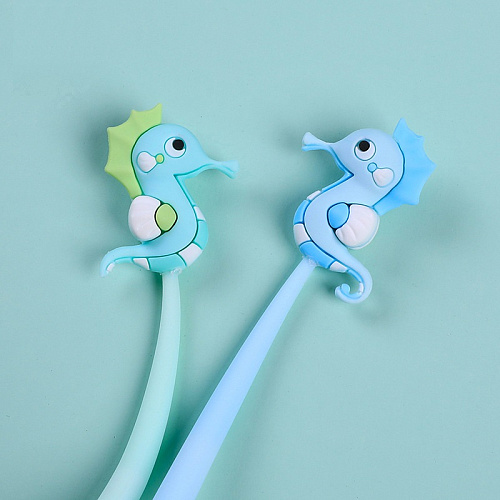 Ручка "Морской конек" голубой