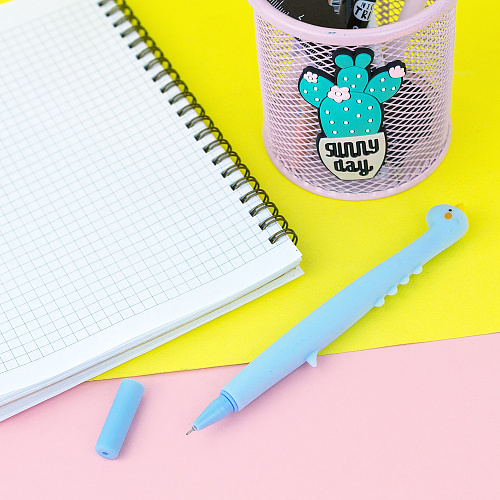 Ручка "Динозаврик" (голубая)