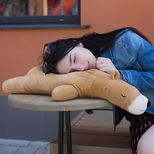 Игрушка-подушка "Мишка" (в красном свитере)