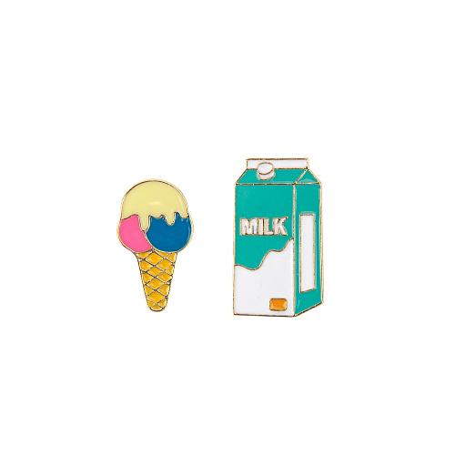 Набор значков "Milk & ice cream"