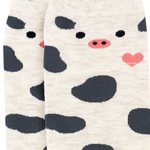 Носки "Зверушки" (черно-белые)