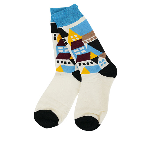 Носки мужские "Домики"