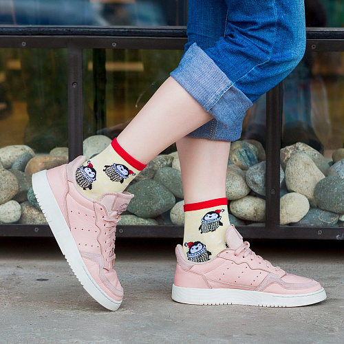 Носки "Пингвины", разм.35-39