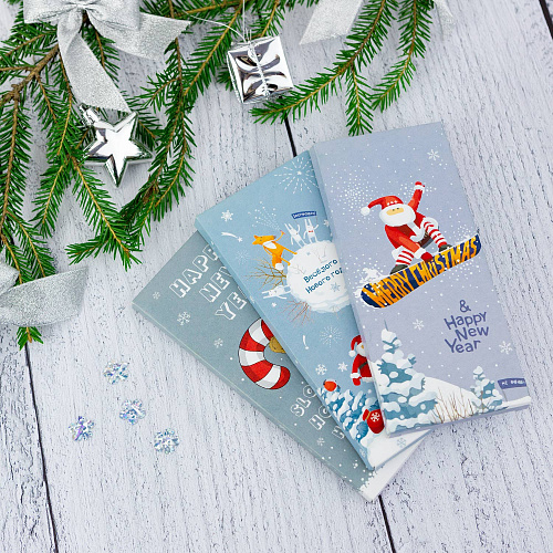 Шоколад "Санта-сноубордист"