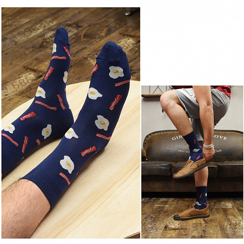 Носки мужские "Завтрак"