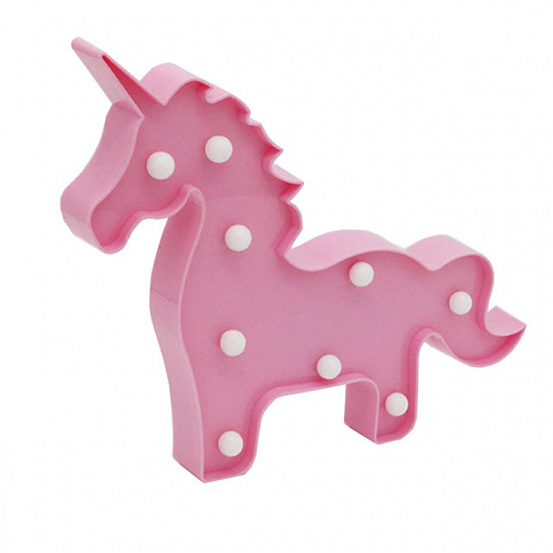 Ночник "Единорог" (розовый)